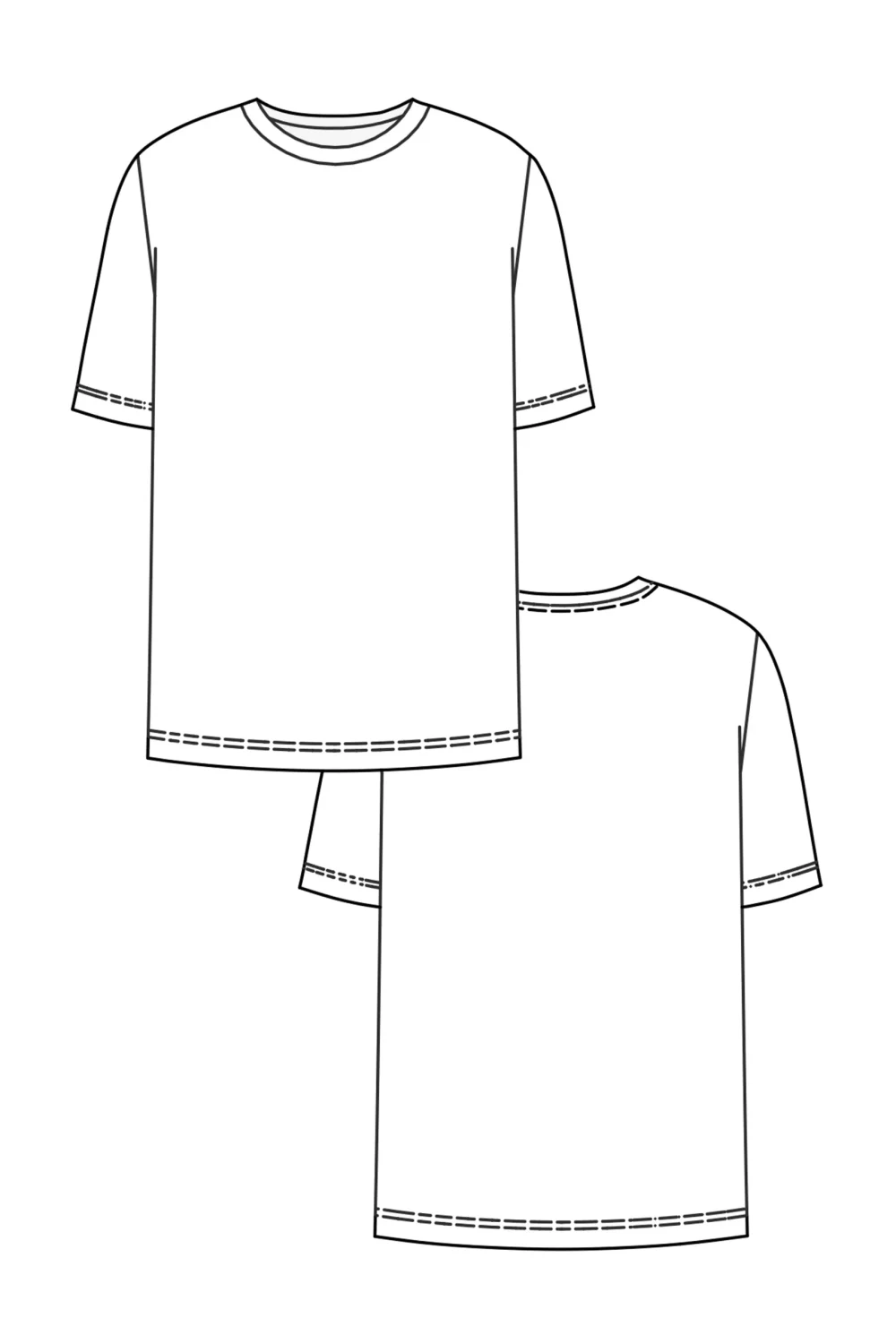 moam nika t-shirt pattern sketch